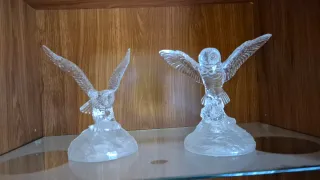 Figuras de cristal decorativas