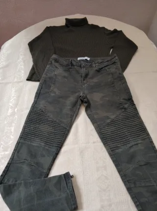 Pantalón Zara y Jersey a Juego