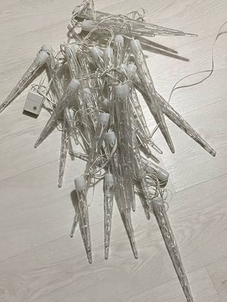 Cadena Luces LED Carámbanos 17.5m