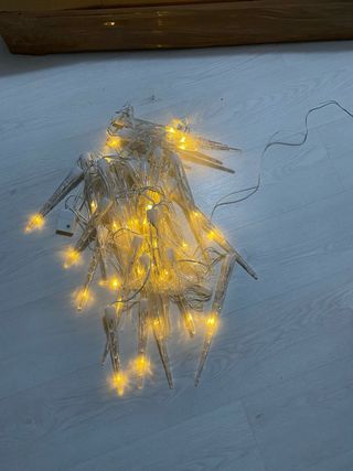 Cadena Luces LED Carámbanos 17.5m