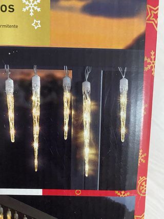 Cadena Luces LED Carámbanos 17.5m