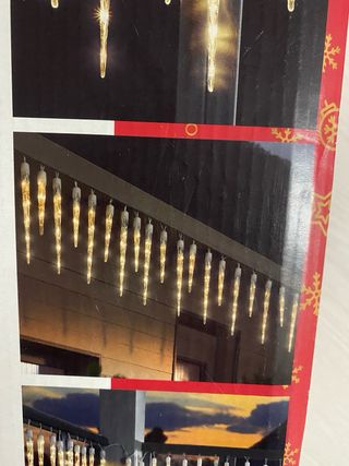 Cadena Luces LED Carámbanos 17.5m