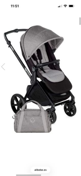 Carro Jane bebé gris