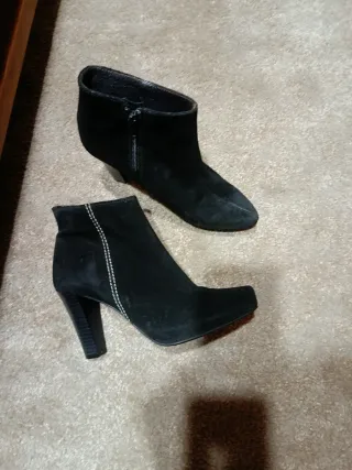 Botines ante negro  37 Sin estrenar