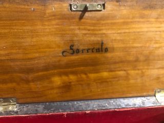 Scatola portagioie Sorrentina intarsiata XIX sec.