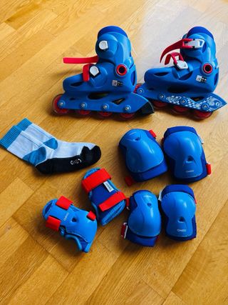 Patines Oxelo Talla 28-30 + Protecciones