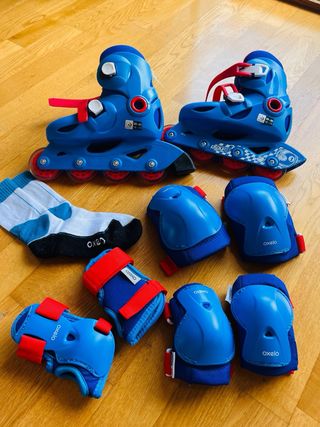 Patines Oxelo Talla 28-30 + Protecciones