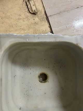 Fregadero doble seno de mármol