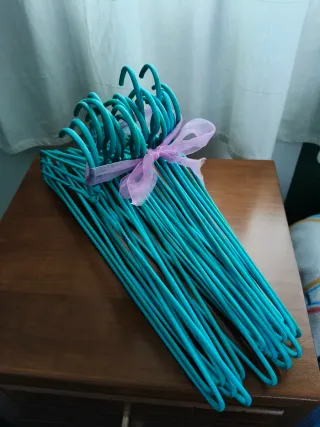 Perchas de armario de plástico