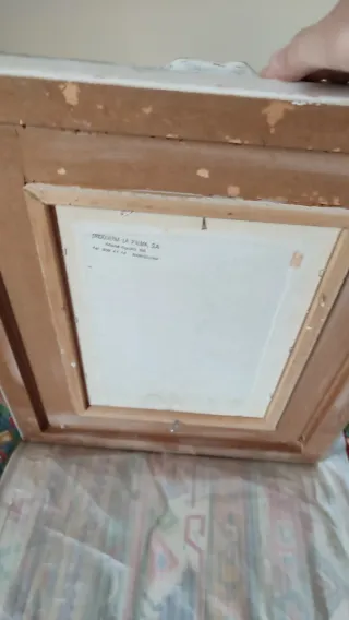 Cuadro Óleo Puerto Barcelona