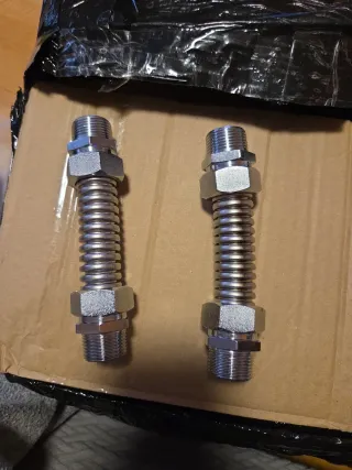 2 Tubos Flexibles Acero Inoxidable