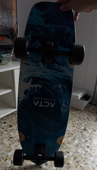 Skate ACTA diseño olas azules