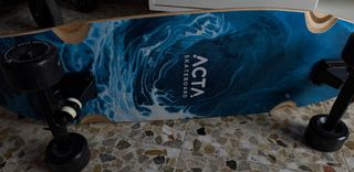 Skate ACTA diseño olas azules