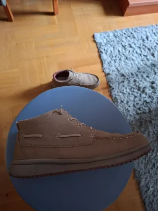 Botas Pitas Hombre Beige