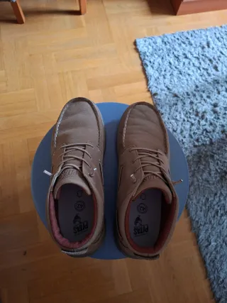 Botas Pitas Hombre Beige