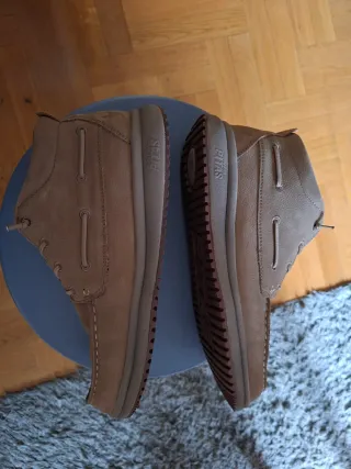 Botas Pitas Hombre Beige