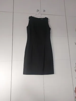 Vestido Negro Oficina Roberto Verino Talla S
