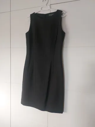 Vestido Negro Oficina Roberto Verino Talla S