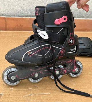 Patines Oxelo Talla 38 + Protecciones