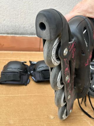 Patines Oxelo Talla 38 + Protecciones