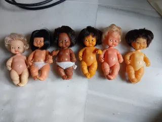 Lote 6 Barriguitas Famosa antiguas