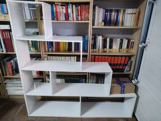 Estantería Escalera Blanca