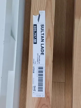 Cama infantil KRITTER IKEA con barrera