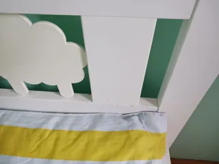 Cama infantil KRITTER IKEA con barrera
