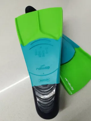 Aletas de natación Nabaiji cortas número 35-36