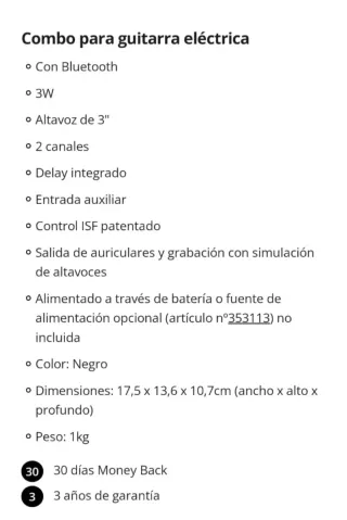 Amplificador Guitarra Portátil Blackstar FLY 3
