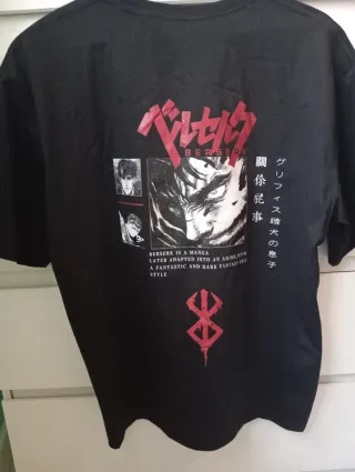 Camiseta Berserk Anime Manga Japonés Talla es M