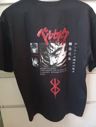 Camiseta Berserk Anime Manga Japonés Talla es M