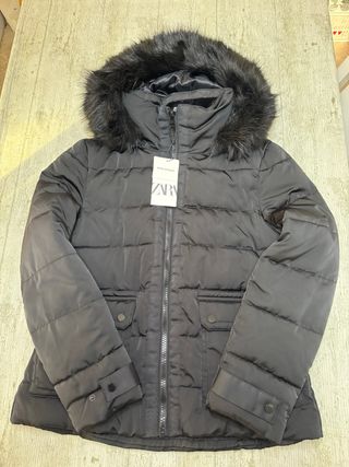 Chaqueta Zara Negra Talla L. Nueva
