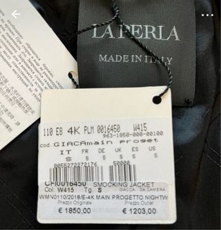 Chaqueta La Perla Negra y Azul