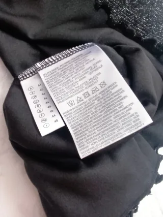 Vestido fiesta mini hilo plateado