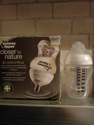 Lote Biberones Tommee Tippee y Chicco