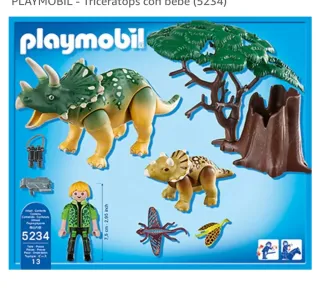 Playmobil Triceratops con bebé (5234)