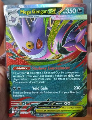 3 Cartas Pokémon Gengar, Charizard, Reshiram