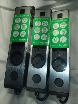 Regleta Schneider Unica Extend