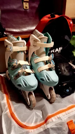 Patines en línea ajustables para niños talla 34-37