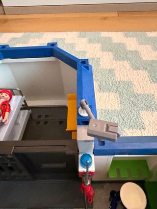 Playmobil Comisaría y Moto