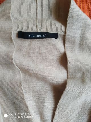 Chaqueta punto Sita Murt beige