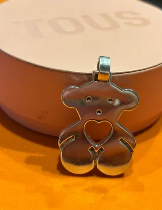 Colgante Oso Corazón Tous Plata