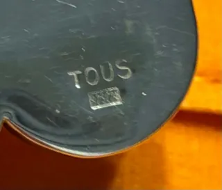 Colgante Oso Corazón Tous Plata