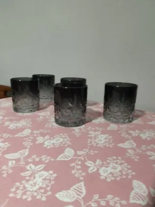 Set 5 Bicchieri Vetro Design