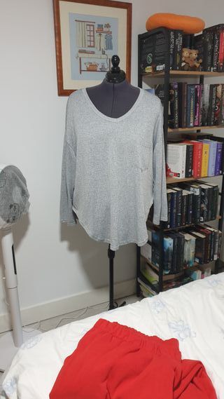 Jersey fino gris talla 3XL