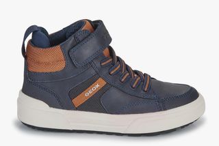 Zapatillas Geox niño azul y naranja