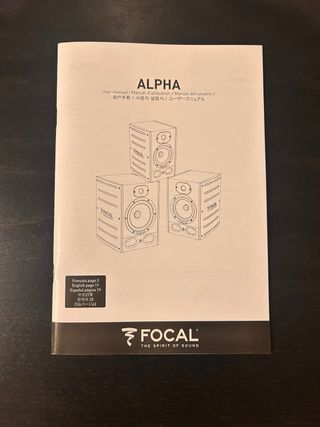 Monitores de estudio Focal alpha 50