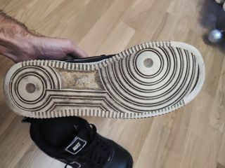 Scarpe Nike Air Force nere e bianche