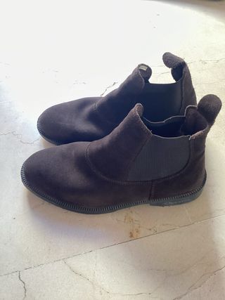 Botines Fouganza Piel Marrones Talla 38